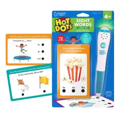 Hot Dots Sight Word Card Set