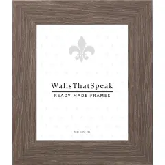 18x36 Picture Frame, American Barn 2 Inch MDF Moulding, Wall Display Frame for Art, Posters, or Photos by wallsthatspeak Gray