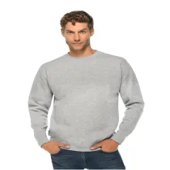 Lane Seven&reg; Unisex Premium Crewneck Sweatshirt HEATHER GREY