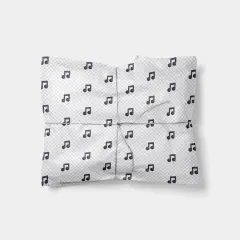 Musical Note Emoji Gift Wrap