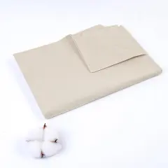 Muslin Cotton Fabric by The Yard Light Weight 63 Inches Wide Natural (Natural White, 1 Yard)