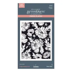 Spellbinders BetterPress Press Plate By Yana Smakula-Poppy Background