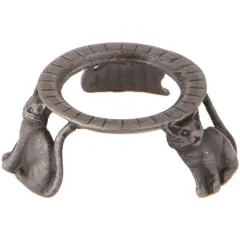 Bard's Pewter Egg Stand/Holder, Cats, 0.875" Diameter (Fits Hen Sized Eggs)