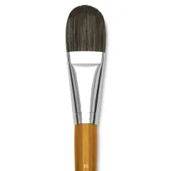 Isabey Isacryl Brush - Filbert, Long Handle, Size 16