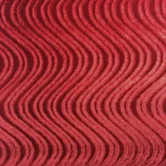 1 Yard Swirl Velvet Flocking Fabric for Upholstery Home Decor Drapery Crafts 58/60" Width Burgundy