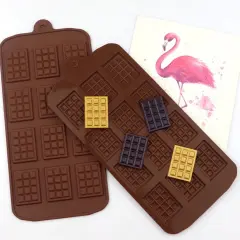 Silicone Chocolate Bar Mold Flexible Candy, Chocolate & Jelly Mold for DIY Treats