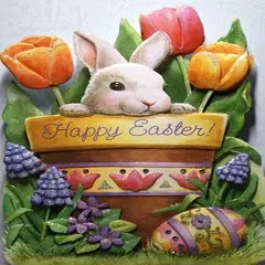 5D Easter Bunny Diamond Painting Kits