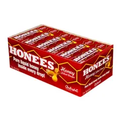 Honees Honey Filled Drops Bar 1.6oz, 24ct