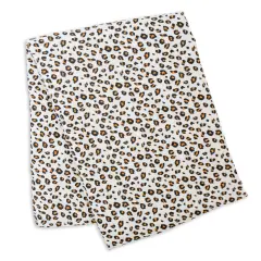 Leopard Muslin Baby Swaddle by Lulujo