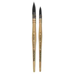 Da Vinci Petit Gris Pur Blue Squirrel Brush - 5427 Quill, Set of 2, Short Handle