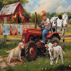 Sunsout Farming Life 1000 pc Jigsaw Puzzle 77072