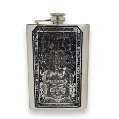 8oz Mayan Astronaut Stainless Steel Flask