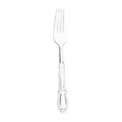Clear Baroque Disposable Plastic Dinner Forks (480 Forks)