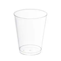 Crystal Clear Round Plastic Disposable Party Cups - 8 oz. (500 Cups)
