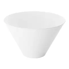 White Round Deep Plastic Serving Bowls - 96 oz. (24 Bowls)