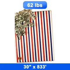 Classic Striped Wrapping Paper 30" x 833" Roll 62 lbs