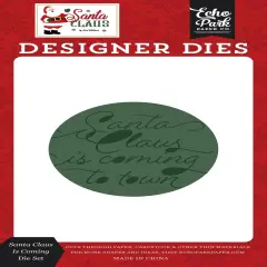 Santa Claus Small Die Set-Santa Claus Is Coming Circle