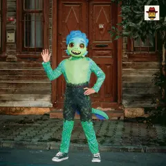 Kids Classic Luca Sea Monster Costume With Tail and Mask