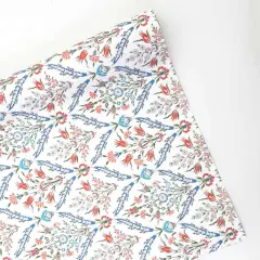 Handmade Cotton Recycled Gift Wrapping Sheet &ndash; Set of 5