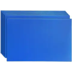 8 Pack Corrugated Plastic Yard Signs 24x36 for Outdoor, Open House, Birthday, Lawn, Foam Poster Board with 4mm Blank Surface (Blue)