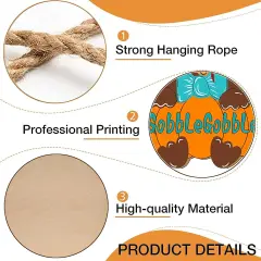 Thanksgiving Door Sign Fall Decor