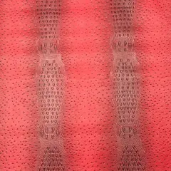 1 Yard Gatorich Faux Leather Vinyl Fabric Upholstery Handbags Wallets Home Decor 54" Width Red