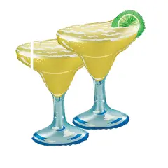 Betallic&reg; 36 Inch Margarita Glass Balloon
