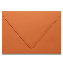 Colorplan RUST - 91 Lb. / 135 gsm / 8 pts Matte Premium Cardstock Paper Text A2 Euro Flap Envelopes Bulk Pack of 250