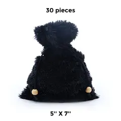 Plush Ultra Soft Fur Storage Bags 5" x 7"