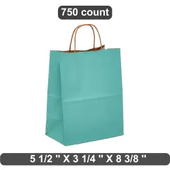 Rugged Kraft Shopping Bag 5.5" x 3.25" x 8.375"