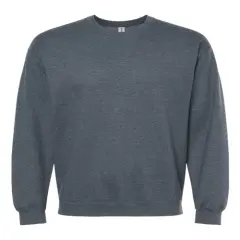 Gildan&reg; Midweight Crewneck Long Sleeve Sweatshirt Dark Heather