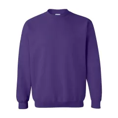 Gildan&reg; Midweight Crewneck Long Sleeve Sweatshirt Purple