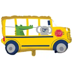 Transportation Time Metallic Balloon