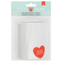 Sticky Thumb Double-Sided Tape 11 Yards-Clear, 4"