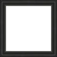 Ridge Framed Dry Erase Magnetic Board Black