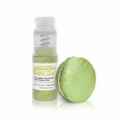 Bakell - Neon Green Luster Dust (4g, 1x Pump) Edible Vegan Dust & Paint for Baking, Desserts and Beverages