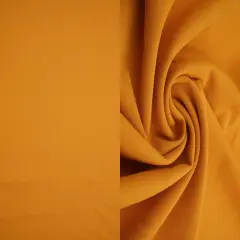 1 Yard Solid Techno Crepe Fabric, Heavy Stretch 58/60" Wide for Apparel MUSTARD