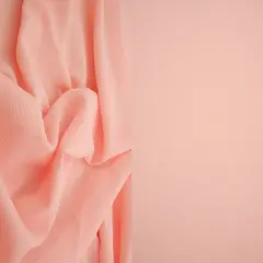 1 Yard Ghost Crepe Solid Woven Fabric Stretch Textured Drapery Upholstery 57/58" Width P.ROSE