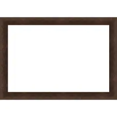 Warm Walnut Framed Dry Erase Magnetic Board