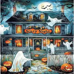 Halloween House Diamond Art Painting Kits