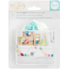 We R DIY Party Pom Pom Maker 3/Pkg-Small, Medium & Large