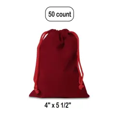 Velour Jewelry Pouch 4" x 5 1/2" Soft Storage