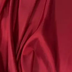 1 Yard Dark Red Taffeta Fabric Luxurious Lightweight Polyester 58/59" Wide