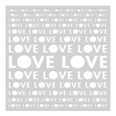 Hero Arts Stencil 6"X6"-Lots Of Love