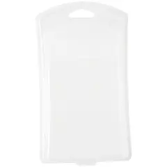 Collecting Warehouse Clear Plastic Clamshell Package / Storage Container, Curved Front, 7" H x 4.07" - 4.38" W x 1.63" D