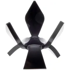 Plymor Black Acrylic Ball or Sphere Flower Petal Display Holder Stand, 1.375" H x 1.75" W x 1.75" D