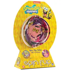 Spin Flip Puzzle: Spongebob & Patrick - 12 Rings - 2-In-1: Double-Sided Puzzle, Spin-Flip-Solve, 360 Degress Of Puzzling, Licensed, Adults & Kids 8+