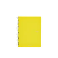 Fabriano Ecoqua Original Spiral-Bound Notebook, A5, 70 Sheets Yellow
