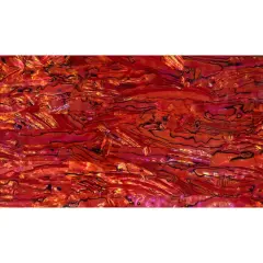 Shell Veneer, 5.5 x 9.5 inches | WMOP, BMOP, Abalone | Includes 3M Adhesive Sheet for Application, Great for Inlay Projects Ruby Red
