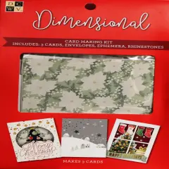 DCWV Dimensional Christmas Card Kit